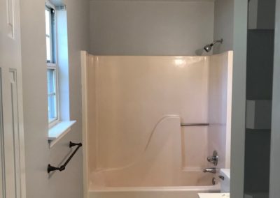 Bathroom construction by BNH Builders