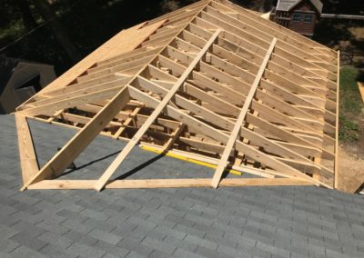 Roof framing by BNH Builders